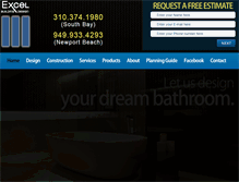 Tablet Screenshot of excelbuildingdesign.com